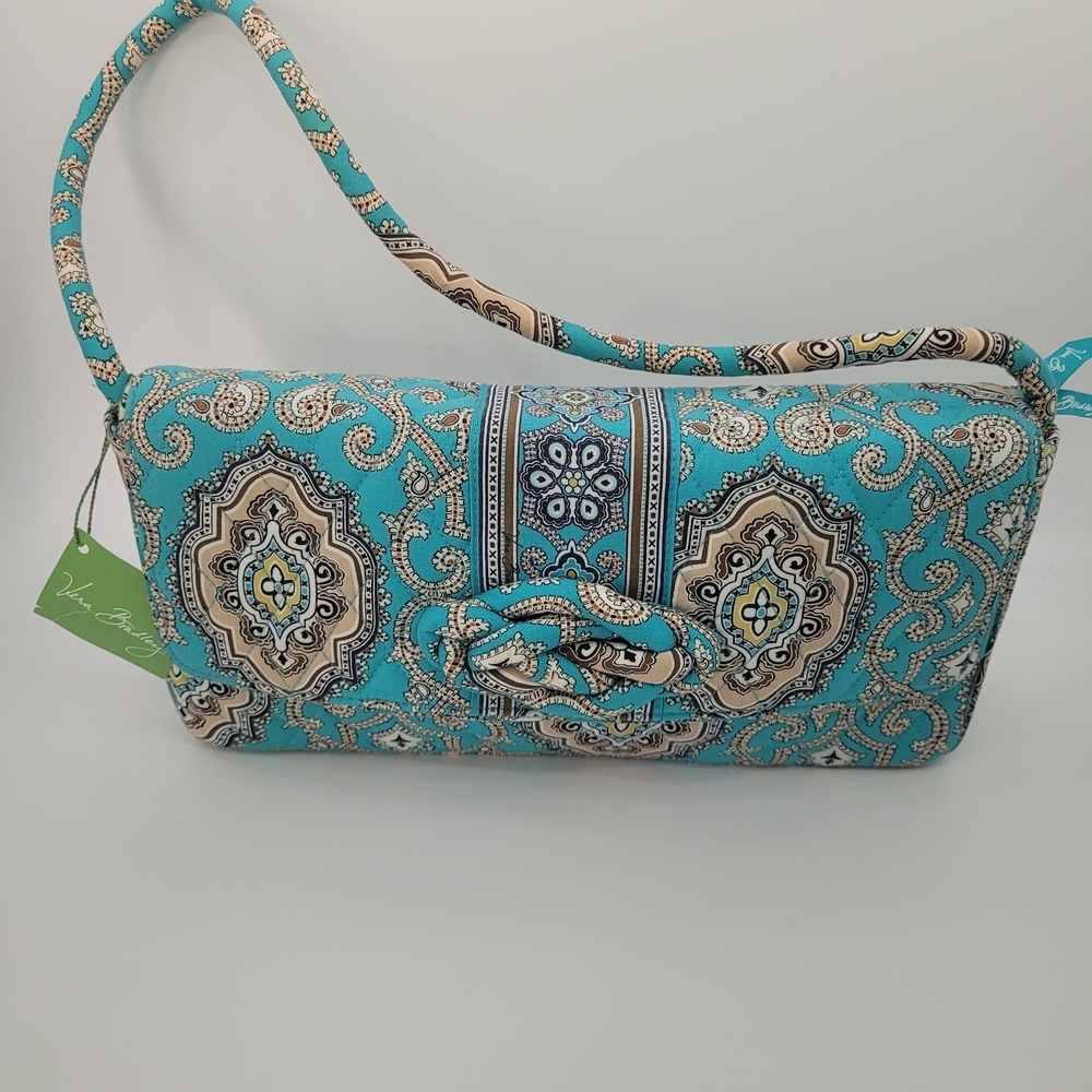 Vera Bradley Knot Just A Clutch Totally Turq